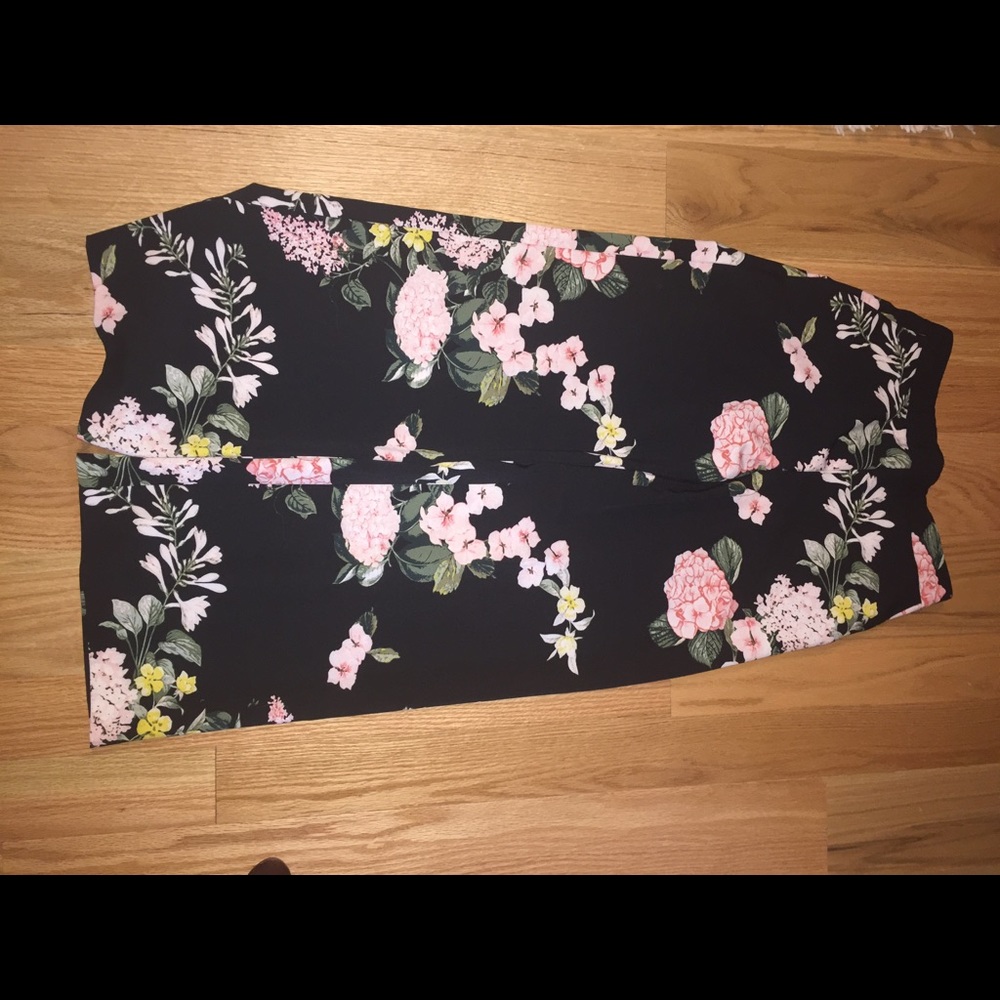 Floral palazzo pants